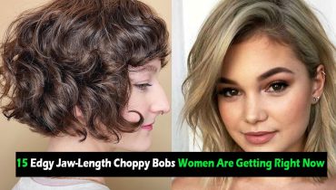 15 Edgy Jaw-Length Choppy Bobs Women Are Getting Right Now