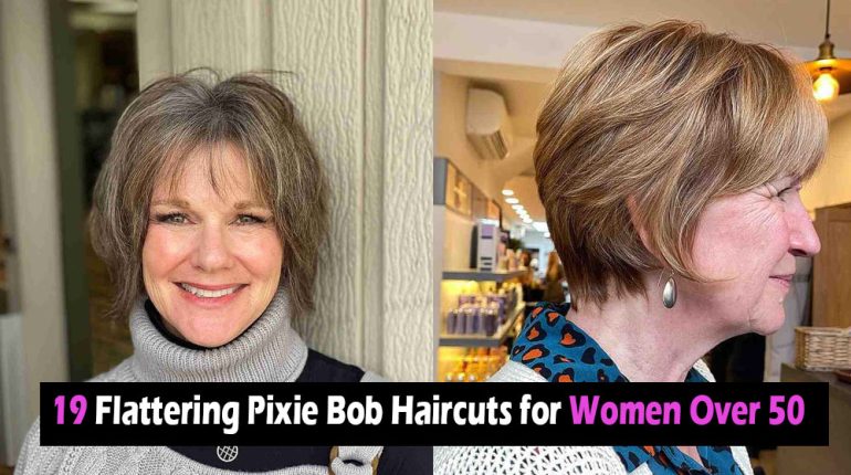 19 Flattering Pixie Bob Haircuts for Women Over 50 Wanting a Cute Short ...