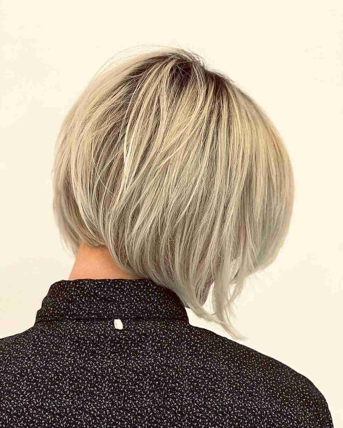 Concave Textured A-Line Bob