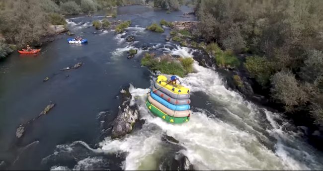 But to our surprise, the mattress on the rafts helped absorb the impact of the fierce currents.