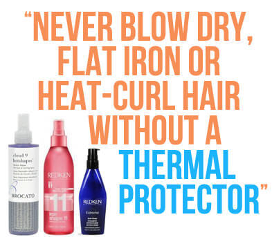 heat styling tip