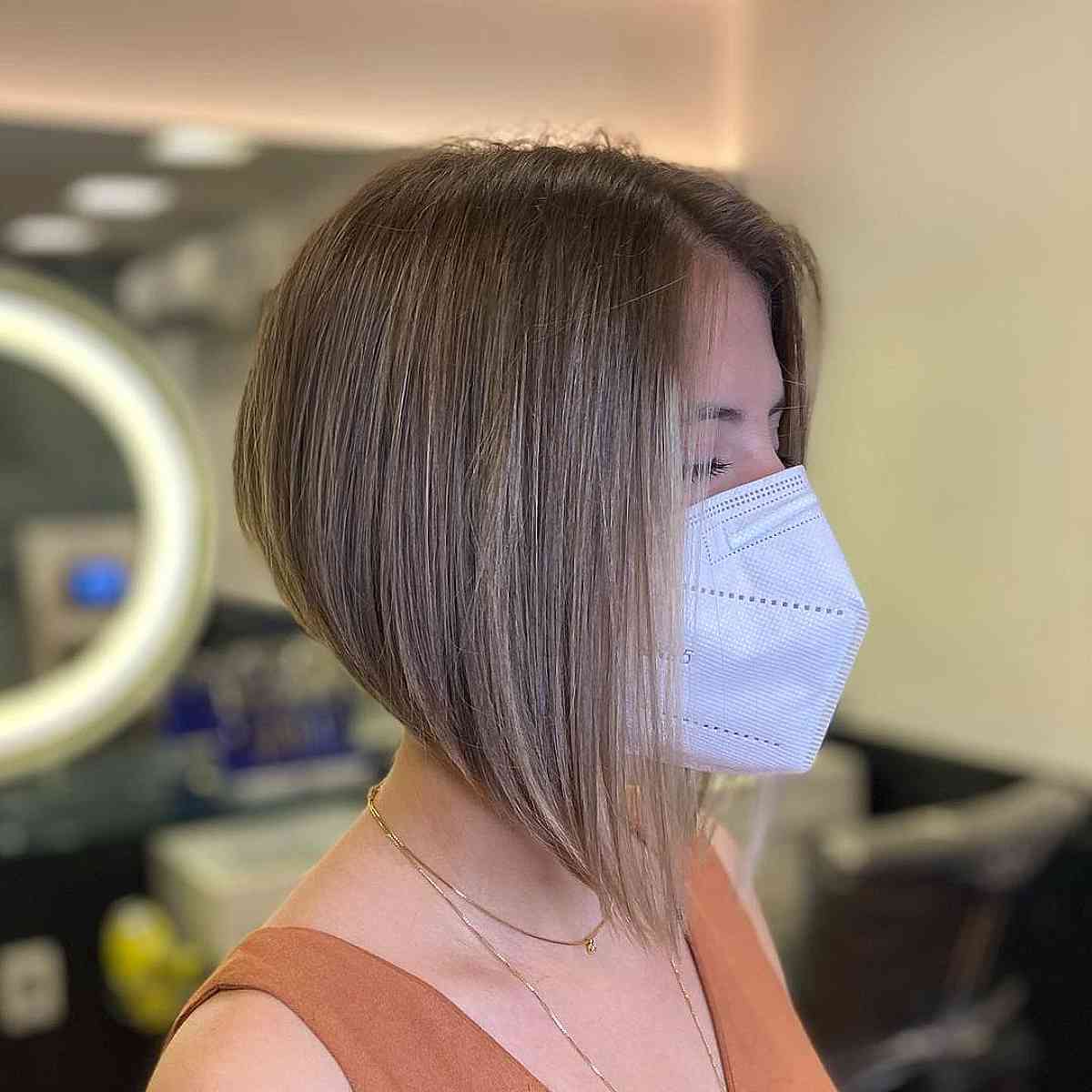 Sleek A-Line Bob Cut for Ladies with Fine Hair