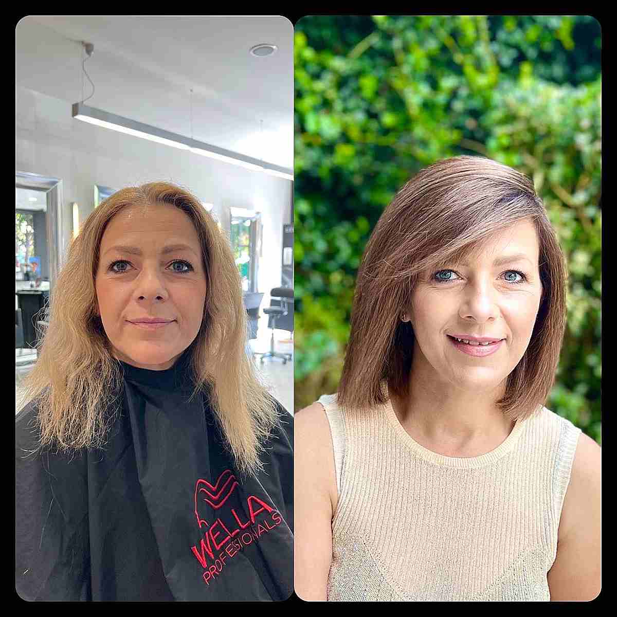 Soft Side Swept Long Bob Cut for Fine Hair