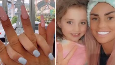 Katie Price risks backlash as she allows eight-year-old daughter Bunny to get false nails