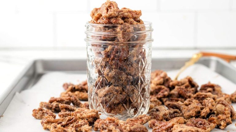 Air Candied Fryer Pecans 