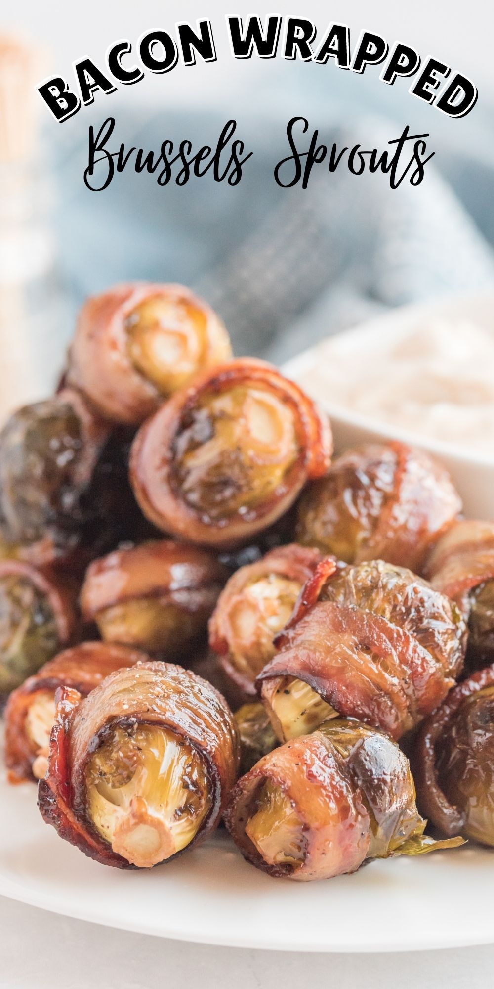 If you're looking for a delicious appetizer or side dish, these Bacon Wrapped Brussels Sprouts are just the thing! via @familyfresh