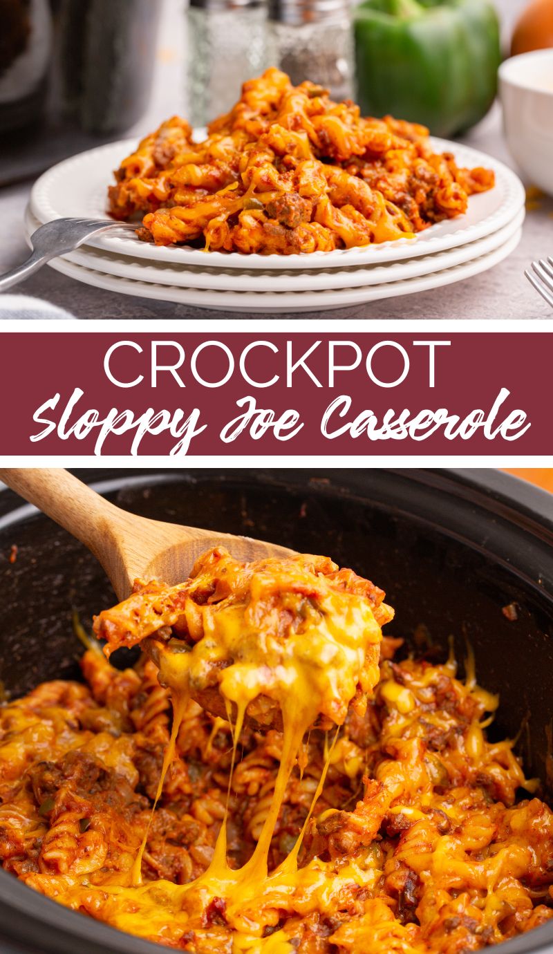 Crockpot Sloppy Joe Casserole turns classic Sloppy Joes into a comforting casserole, slow-cooked in a Crockpot with added batter for a plump, delicious texture. via @familyfresh