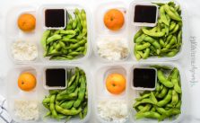 Tired of packing the same school and work lunches every day?  Here's a fun idea for you to try.  This easy Edamame lunch box idea will be loved by young and old alike.  via @familyfresh