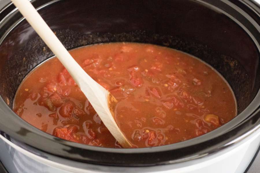 slow cooker tomato sauce