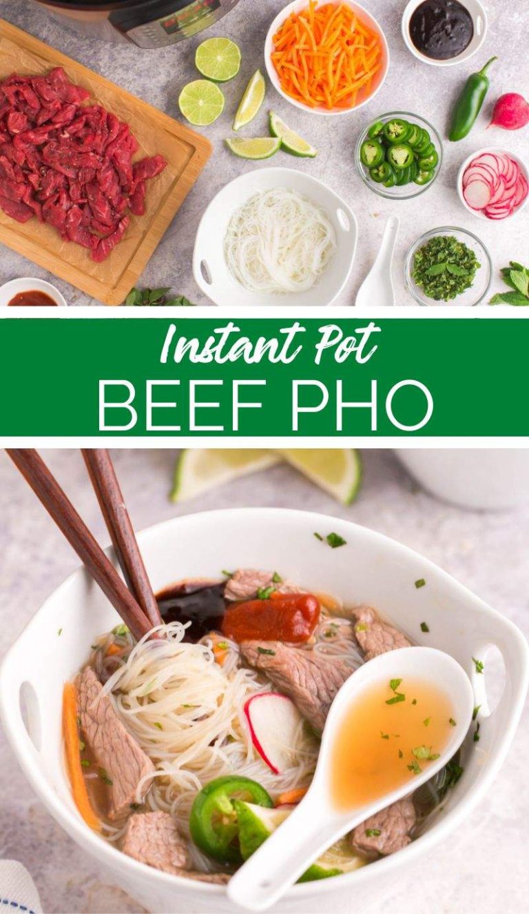 This Instant Pot Beef Pho packs all the usual flavors and textures of a rich and nutritious pho without you having to wait on it for hours on end.  via @familyfresh