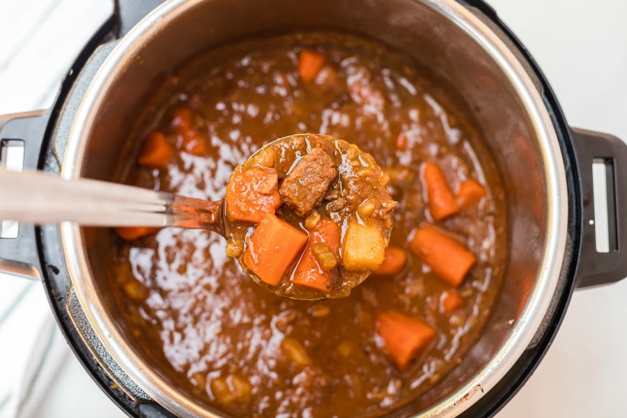 Instant Pot Irish Stew – a ladleful of stew