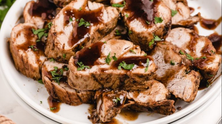 Balsamic Honey Instant Pork Pot Sauce Tenderloin 