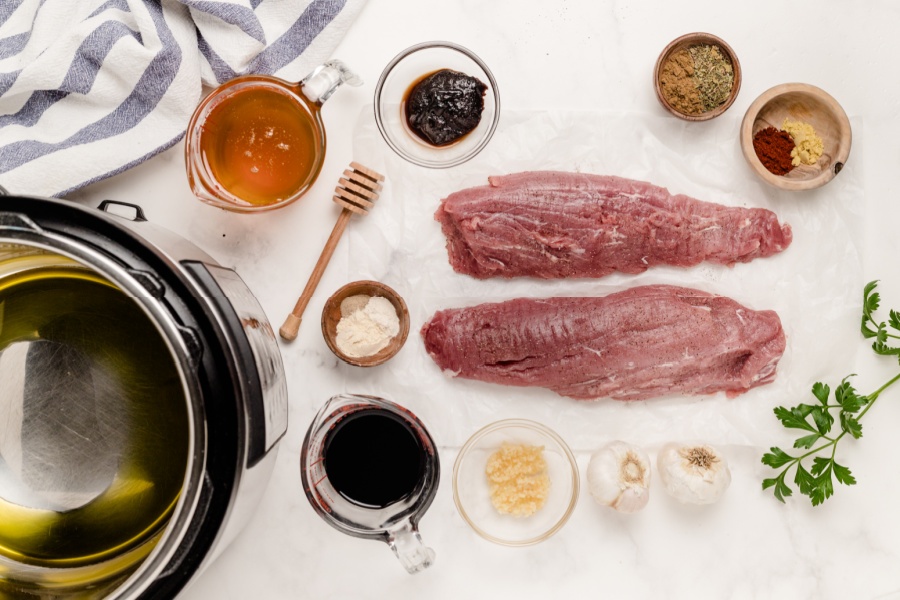 Ingredients for instant pork loin