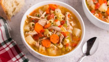 Sicilian Chicken Noodle Soup