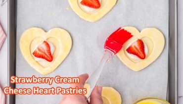 Strawberry Cream Cheese Heart Pastries