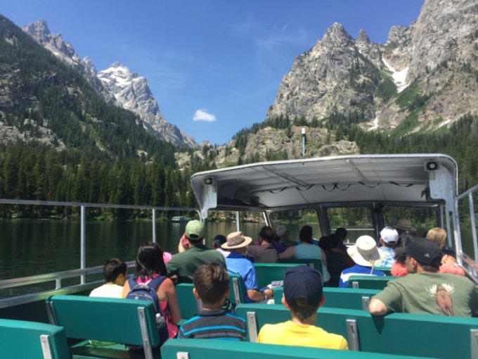 Boating on Jenny Lake