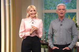 Holly and Phil put on brave smiles as they head to This Morning amid brutal bloodbath rumours