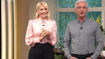 Holly and Phil put on brave smiles as they head to This Morning amid brutal bloodbath rumours
