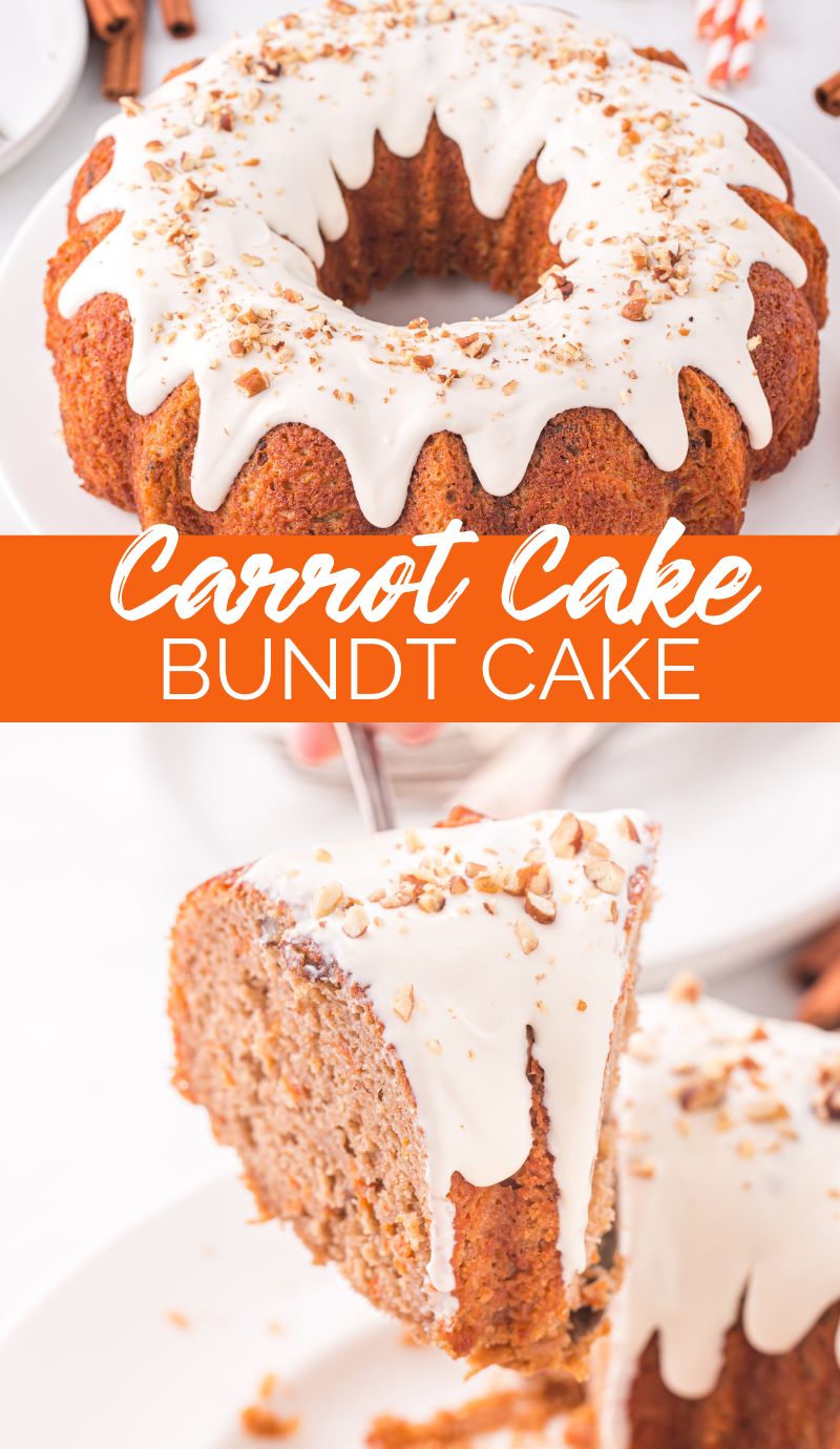 This Carrot Cake Bundt Cake is a classic and delicious dessert that combines the sweet and earthy flavors of carrots with a moist and tender cake. via @familyfresh