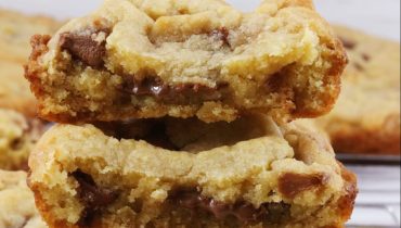 Deep Dish Chocolate Chip Cookies – a thick and softer cookie loaded with chocolate.