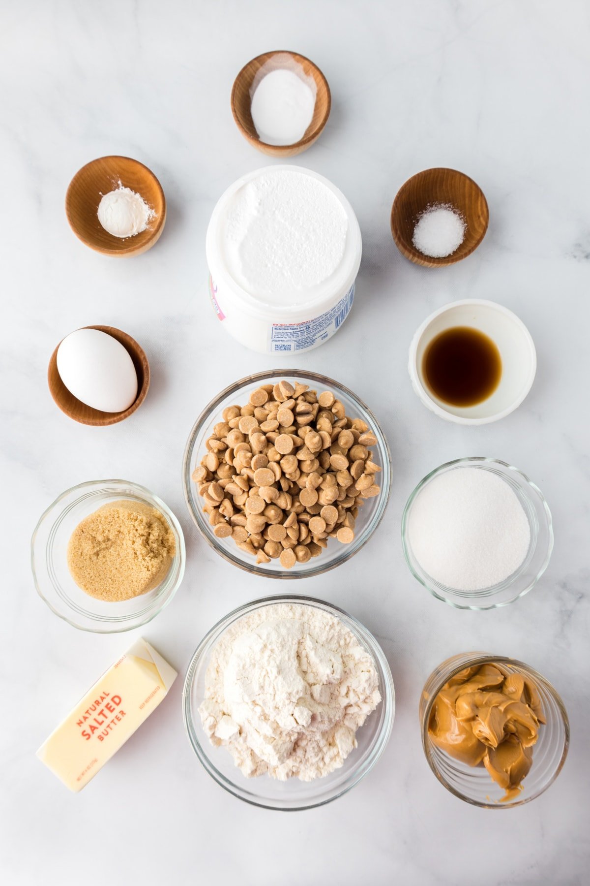 ingredients needed to make fluffernutter cookies