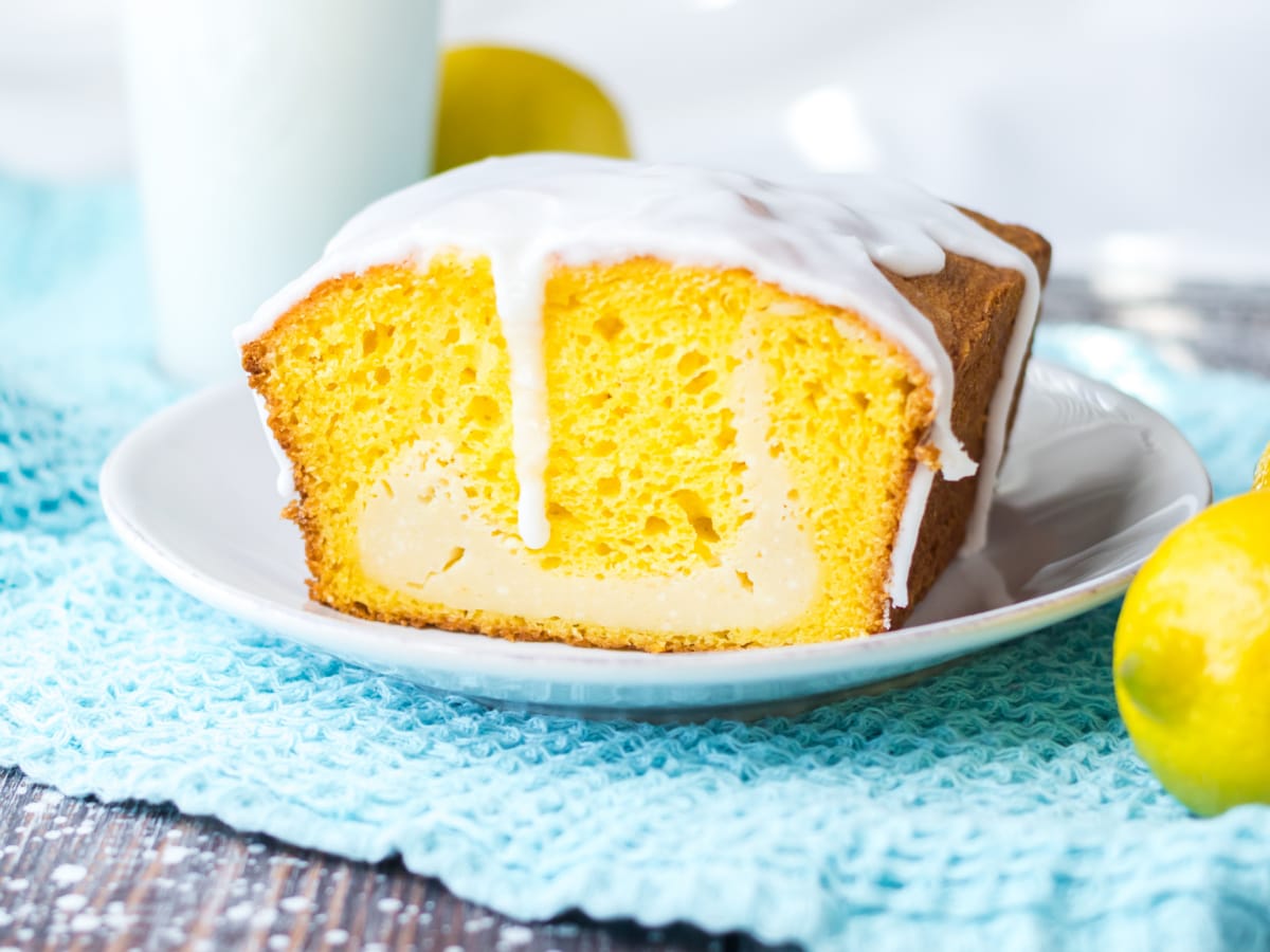 Lemon Cream Cheese Swirl Cake