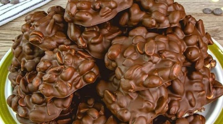 Chocolat Irresistible Chocolate Peanut Cluster Kitchen Recipe recipes 