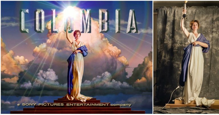 jenny-joseph-modeling-for-columbia-pictures-logo