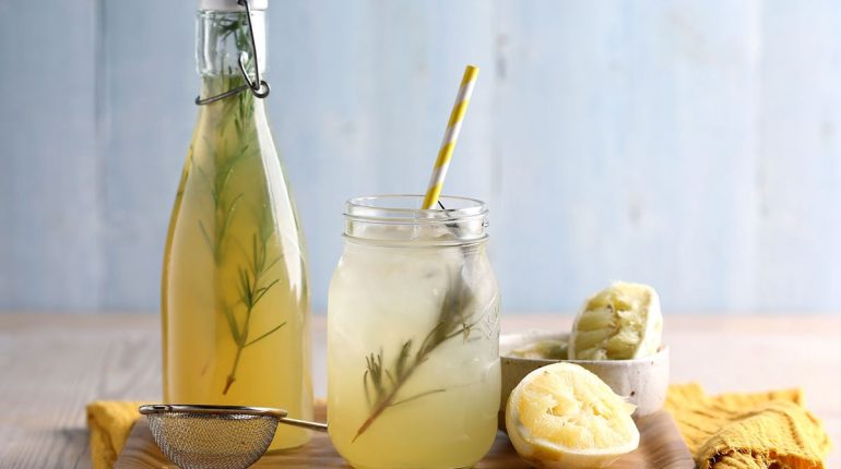 Lemonade Rosemary Simple Syrup 