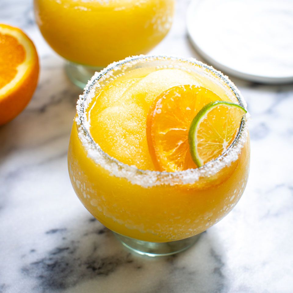 frozen orange margaritas
