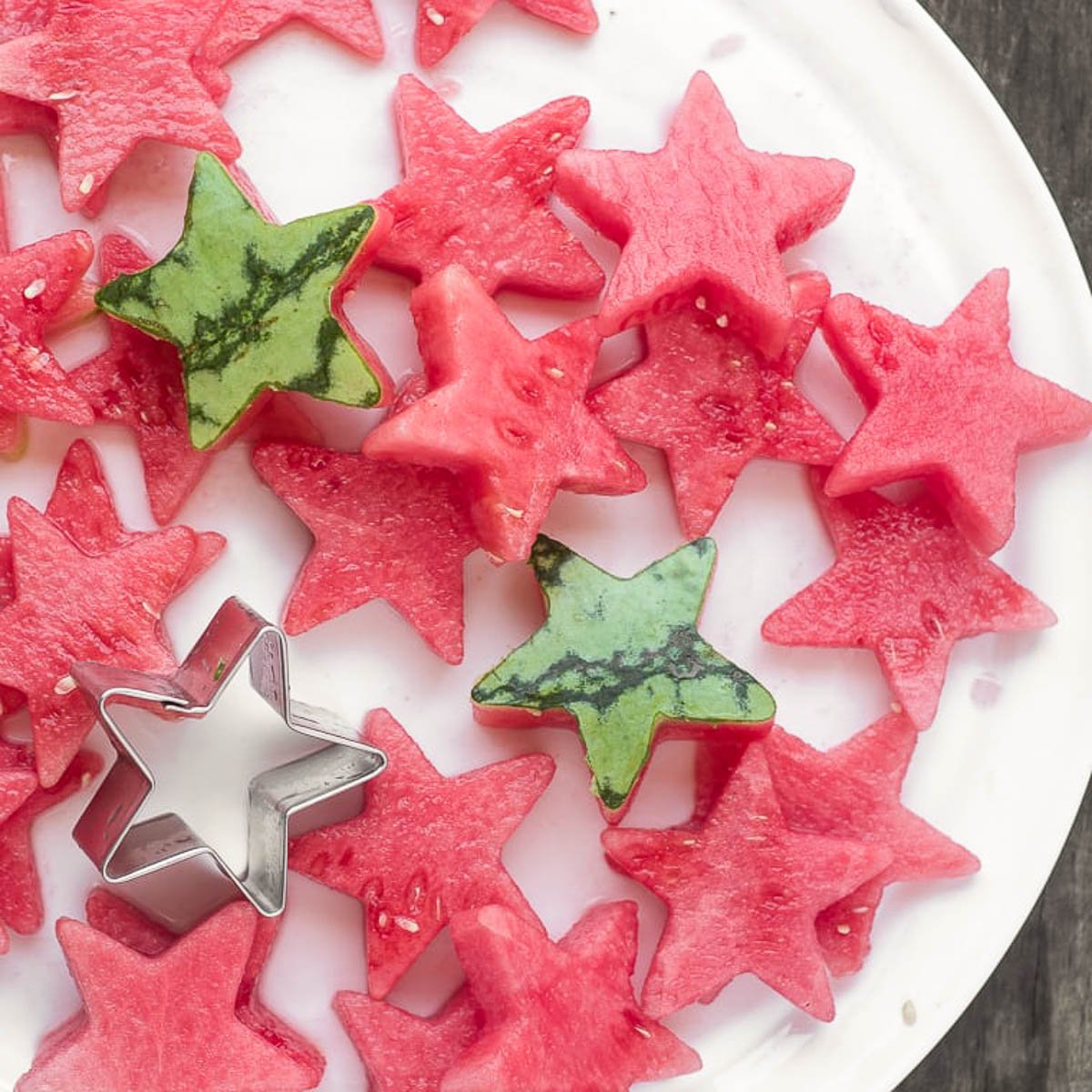 how to cut watermelon stars