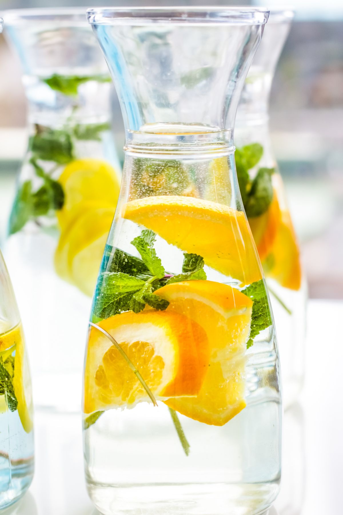 orange and mint water