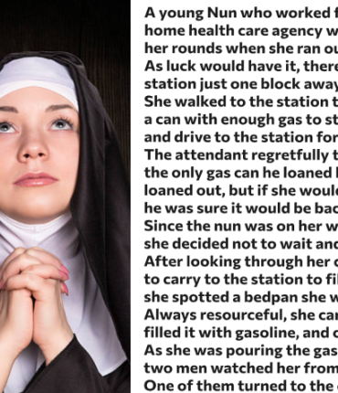 Hilarious Incident: Watch What Happened When a Nun Ran Out of Gas!
