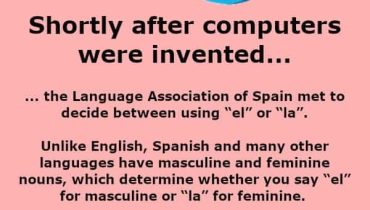 Funny: They formed a committee to resolve the gender of a computer