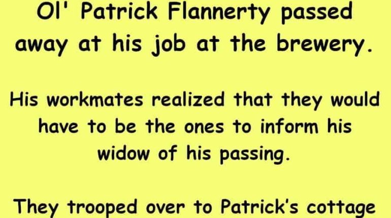 brewery Flannerty job passed Patrick 