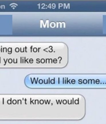 Funny Text Conversations Between Parents and Their Kids