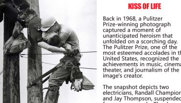 additional years consciousness electricians Florida heroic efforts heroism passing peril photograph power pole power surge Pulitzer Prize resuscitation routine maintenance unwavering hero voltage 