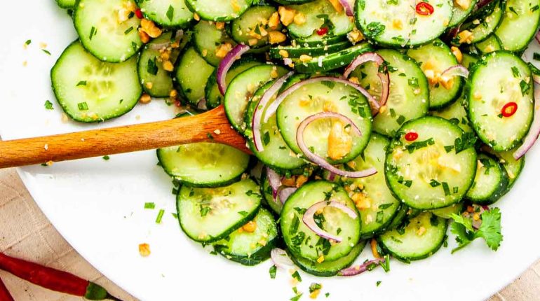 Cucumber delicious Optimization Perfect Refreshing Salad SEO Thai 