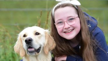 A visually impaired girl gets her life back thanks to her assistance dog