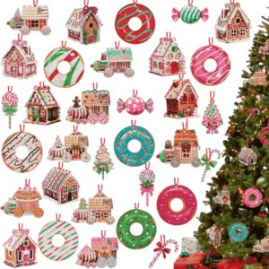 Candyland Christmas decoration set