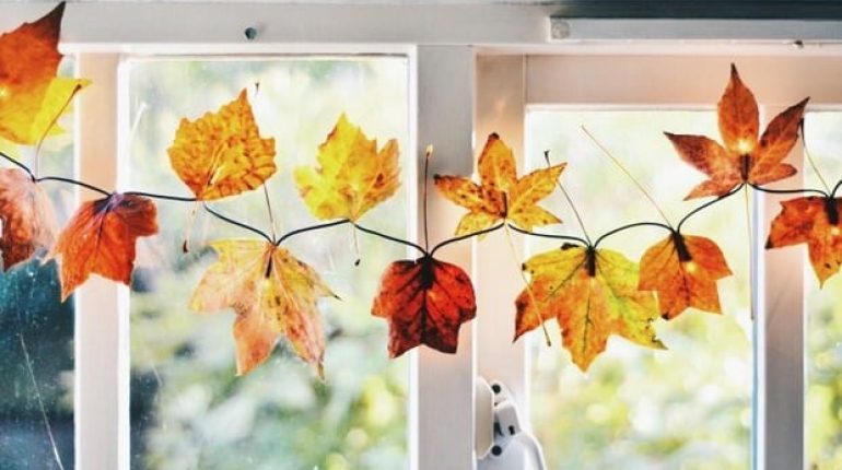 Budget Crafts Décor Decorator DIY Fall Leaves 