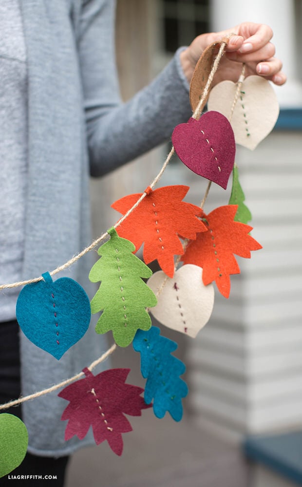 DIY fall leaf decor-6