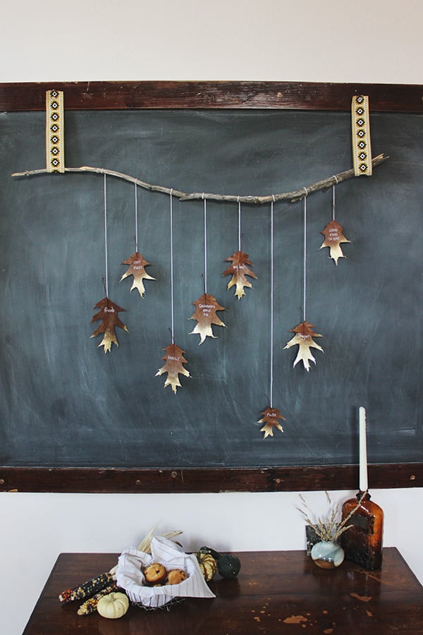 DIY fall leaf decor-8