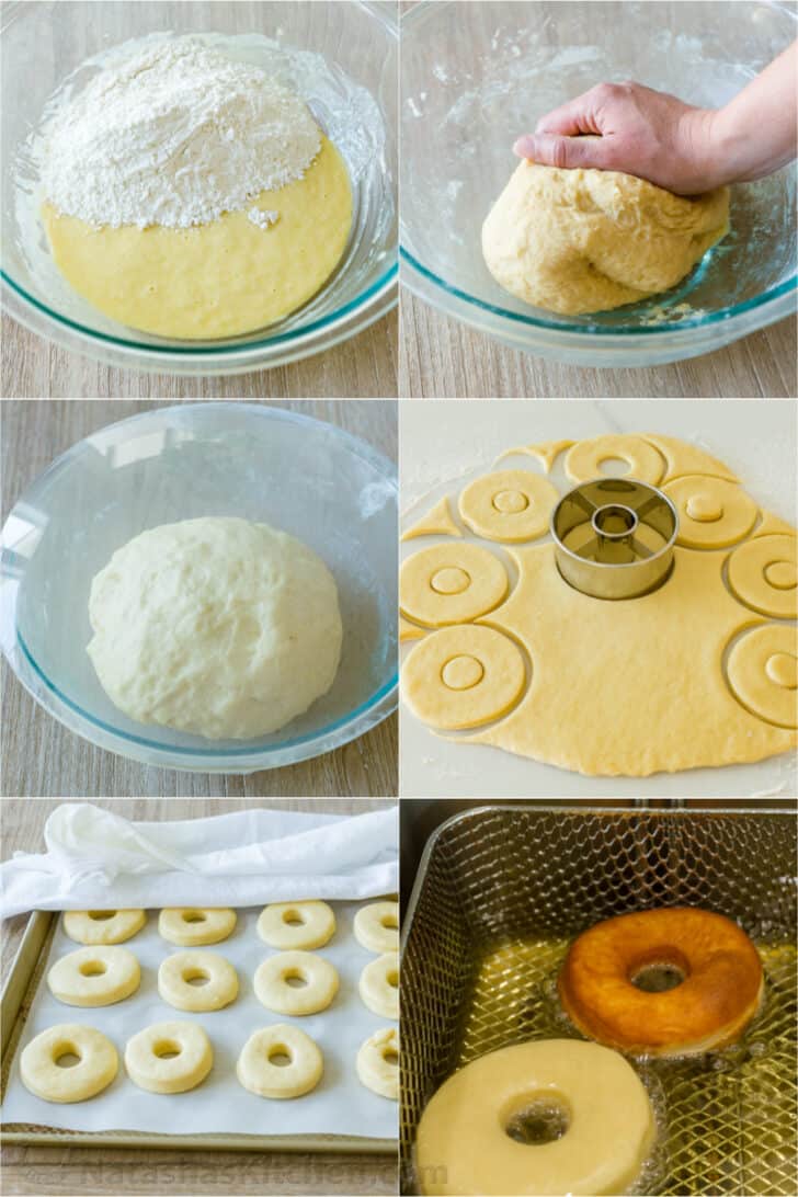Step by step how to make donuts