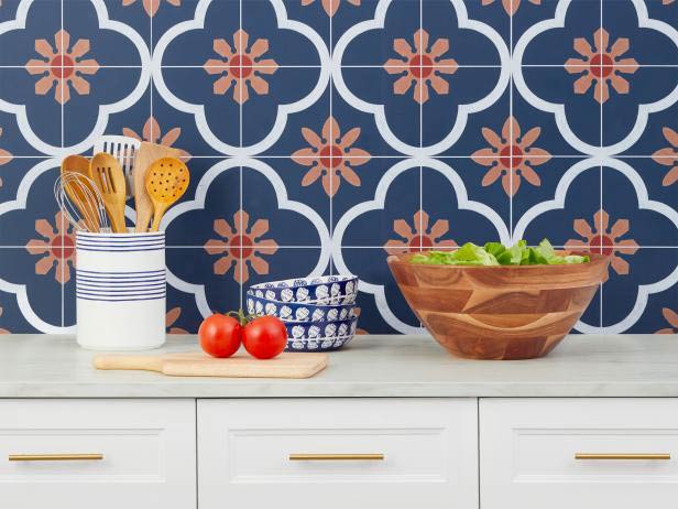 15 Kitchen Backsplash Ideas That Go Right Over Old Tile!