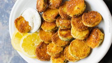 Presents the Ultimate Dipping Sauce for Crispy Fried Zucchini