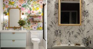 Elevate Your Bathroom with Creative Wallpaper Designs