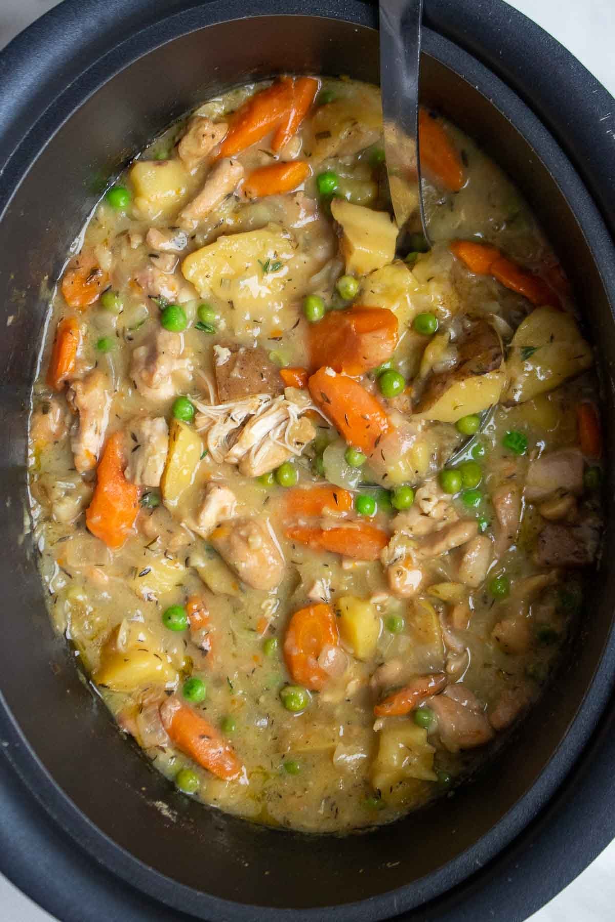 Easy Slow Cooker Chicken Stew