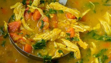 Golden Chicken Lentil Soup Recipe