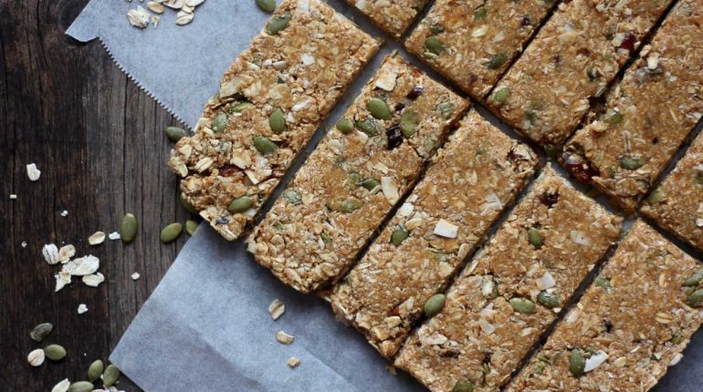 granola bar recipe healthy snack Honey ingredients Instructions no-bake granola bars nutrition peanut butter rolled oats 